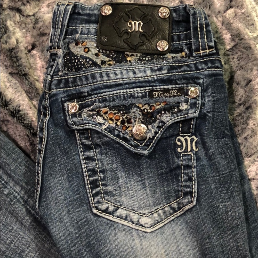 Miss me boot leg jeans